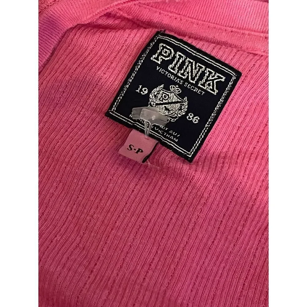 Vintage VS pink skirted ruffle nightgown sleep shirt dress